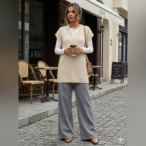 NWT Decjuba Pamela Knit Vest Dress Size M